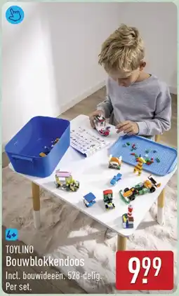 ALDI TOYLINO Bouwblokkenendoos aanbieding