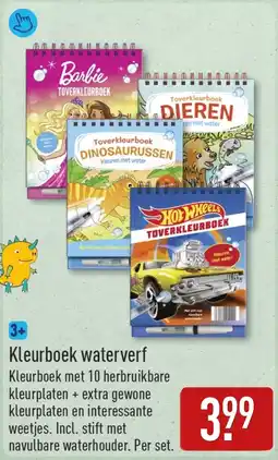 ALDI Kleurboek waterverf aanbieding