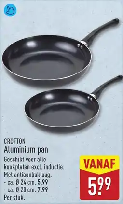 ALDI Crofton Aluminium pan aanbieding