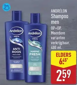 ALDI Andrélon Shampoo men aanbieding