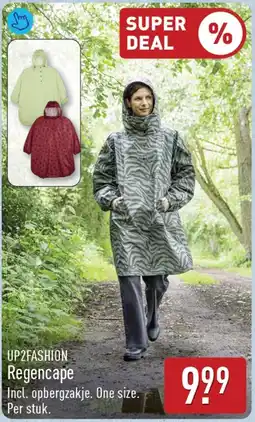 ALDI UP2FASHION Regencape aanbieding