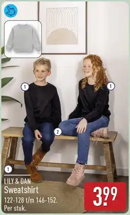 ALDI Lily & Dan Sweatshirt aanbieding