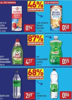 ALDI Bolletje Echte beschuit aanbieding