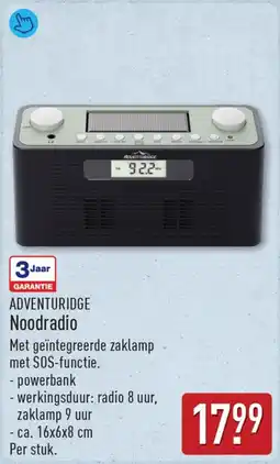 ALDI ADVENTURIDGE Noodradio aanbieding