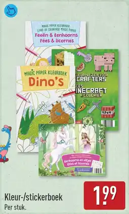ALDI Kleur-/stickerboek aanbieding