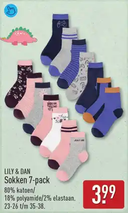 ALDI LILY & DAN Sokken 7-pack aanbieding