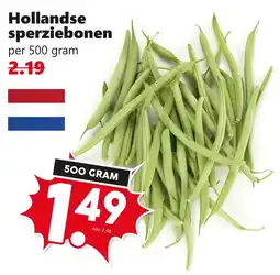 Coop Hollandse sperziebonen aanbieding