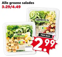 Coop Alle groene salades aanbieding