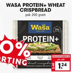 Coop Wasa protein+ wheat crispbread aanbieding