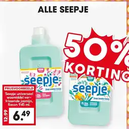 Coop seepje zeep zonder troep aanbieding