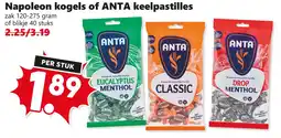Coop Anta Napoleon kogels of anta keelpastilles aanbieding