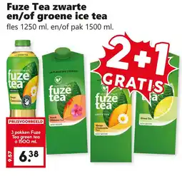 Coop Fuze Tea zwarte en/of groene ice tea aanbieding