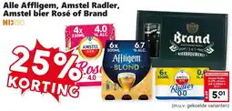Coop Amstel Radler, Amstel bier Rosé of Brand aanbieding