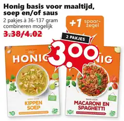 Coop Honig basis voor maaltijd, soep en/of saus aanbieding