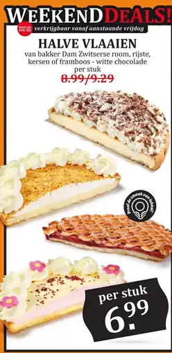 Coop halve vlaaien aanbieding