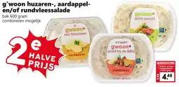Coop g'woon huzaren-, aardappel- en/of rundvleessalade aanbieding