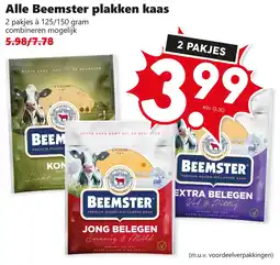 Coop Alle Beemster plakken kaas aanbieding