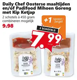 Coop Daily Chef Oosterse maaltijden en/of Padifood Mihoen Goreng met Kip Ketjap aanbieding