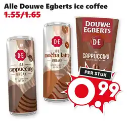 Coop Douwe Egberts ice coffee aanbieding