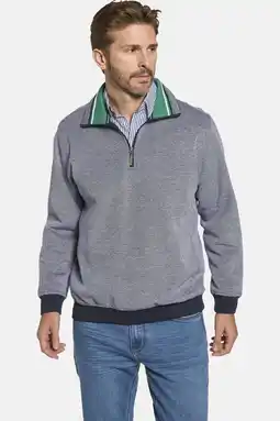 Wehkamp Babista regular fit gemêleerde trui Plus Size - donkerblauw aanbieding