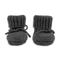 Wehkamp Lodger wollen baby slofjes antraciet aanbieding