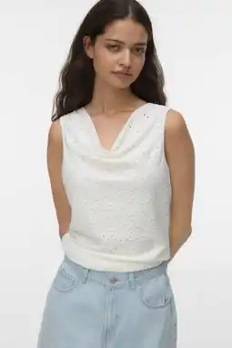 Wehkamp VERO MODA top ajour wit aanbieding
