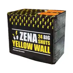 Zena Vuurwerk Zena Yellow Wall 24sh (8) aanbieding