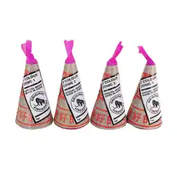 Zena Vuurwerk 3 Colour Conics 4 stuks (100) aanbieding