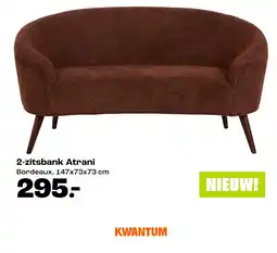 Kwantum kwantum 2-zitsbank atrani aanbieding