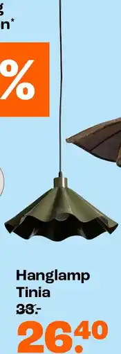 Kwantum Hanglamp Tinia aanbieding