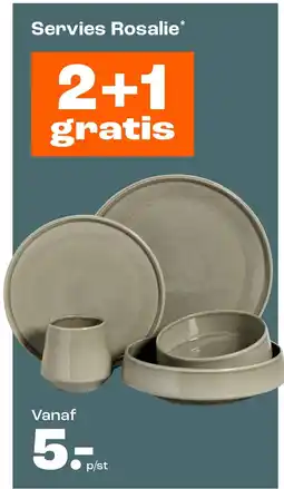Kwantum Servies Rosalie aanbieding