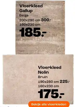 Kwantum Vloerkleed Gallup aanbieding