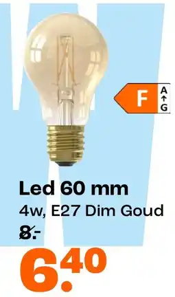 Kwantum Led 60 mm aanbieding