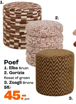 Kwantum Poef aanbieding