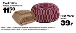 Kwantum Plaid Flaine aanbieding