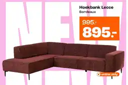 Kwantum Hoekbank Lecce Bordeaux aanbieding