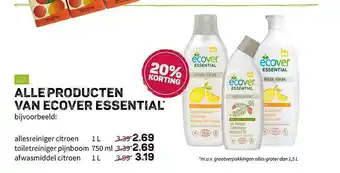 Ekoplaza Alle Producten Van Ecover Essential 1L aanbieding