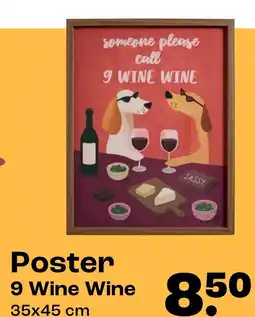 Kwantum Poster 9 Wine Wine aanbieding