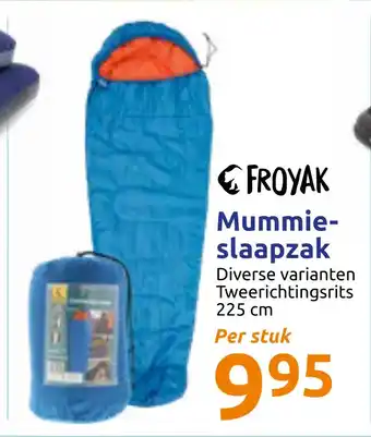 Action Mummieslaapzak aanbieding