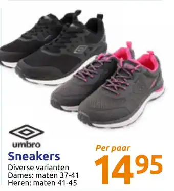 Action Umbro Sneakers aanbieding