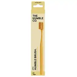 Holland & Barrett 2e product 50% korting | The Humble Co Pro Humble Brush Ultra Soft Geel - 1 stuk aanbieding