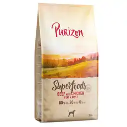 Zooplus Purizon Superfoods rundvlees met kip, erwten en appels - 12 kg aanbieding