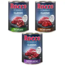 Zooplus 24x400g Wild Mix (3 Smaken) Rocco Classic Hondenvoer aanbieding