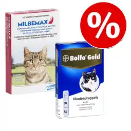 Zooplus Indoor Katten vanaf 4kg Beschermingspakket Tegen Vlooien en Wormen Halfjaar aanbieding