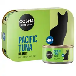 Zooplus 24x170g Pacifische Tonijn Cosma Original in Gelei Kattenvoer aanbieding
