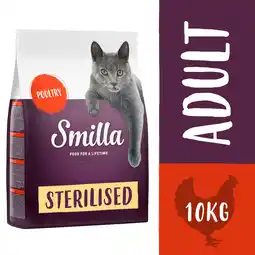 Zooplus 10 kg Smilla Adult Sterilised Kattenvoer Droog aanbieding