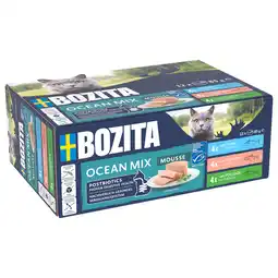 Zooplus 12x85g Bozita Mousse Gemengd Oceaan natvoer voor katten aanbieding