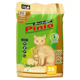 Zooplus 2x 35l Super Benek Pinio Kattenbakvulling aanbieding