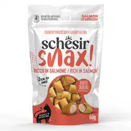 Zooplus 60 g zalm Schesir Snax! Pillows kattensnacks aanbieding