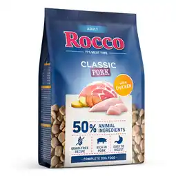 Zooplus Rocco Adult Klassiek Varkensvlees met Kip 1 kg aanbieding